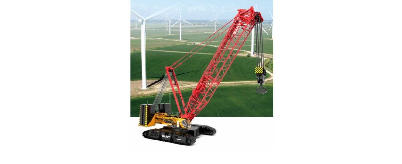 Гусеничный кран SANY SCC11000