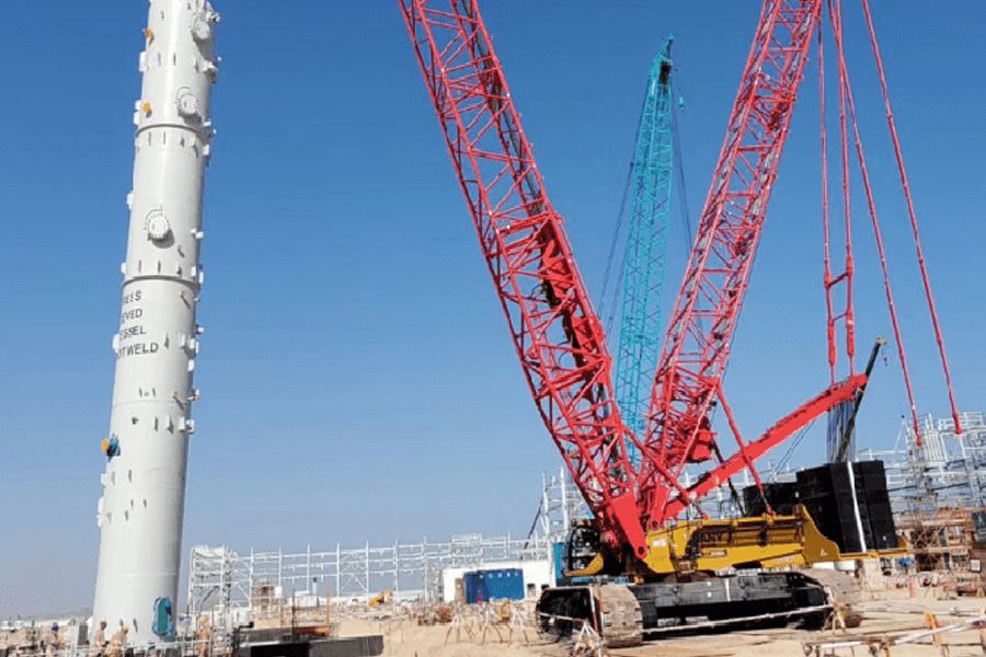 Кран гусеничный SANY SCC4000A-6 с решётчатой стрелой