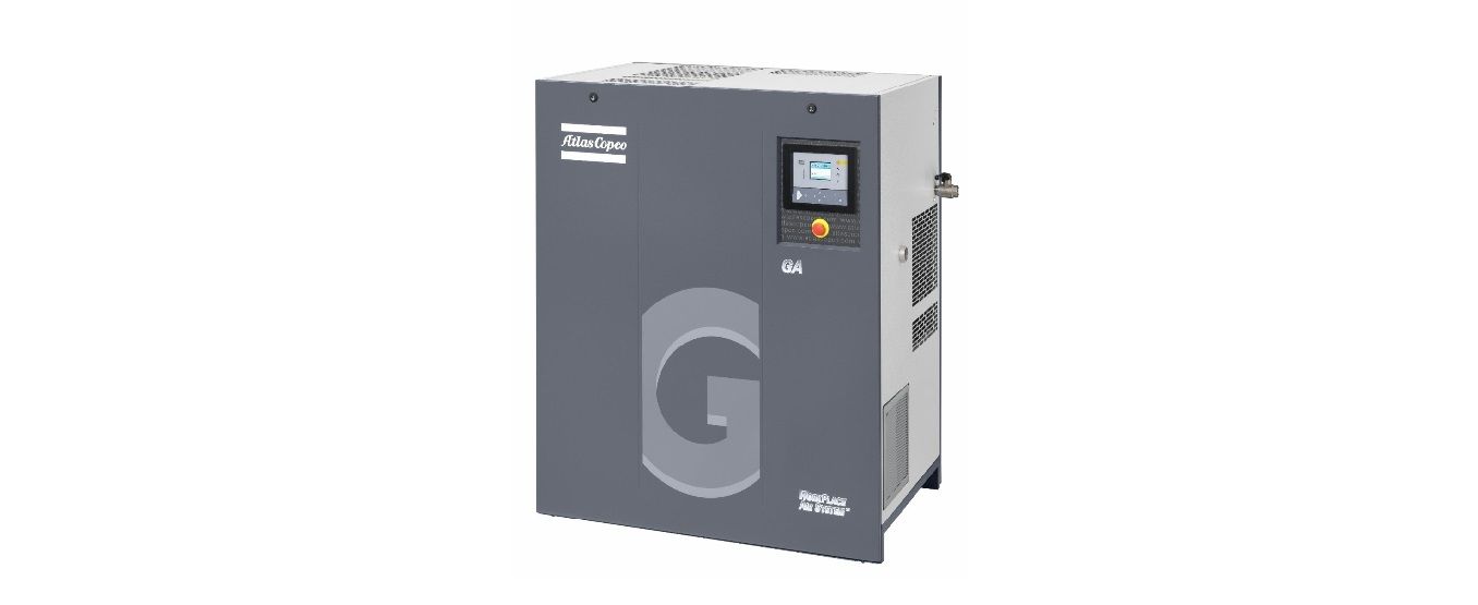 Стационарный винтовой компрессор Atlas Copco GA 5 кВт - 7.5 Бар