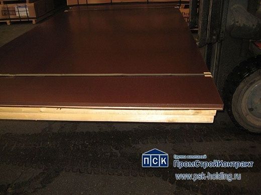 Фанера ламинированная 21x1500x3000 мм Демидовский фанерный комбинат